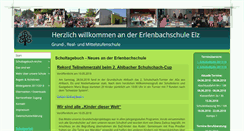 Desktop Screenshot of erlenbachschule-elz.de