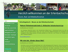 Tablet Screenshot of erlenbachschule-elz.de